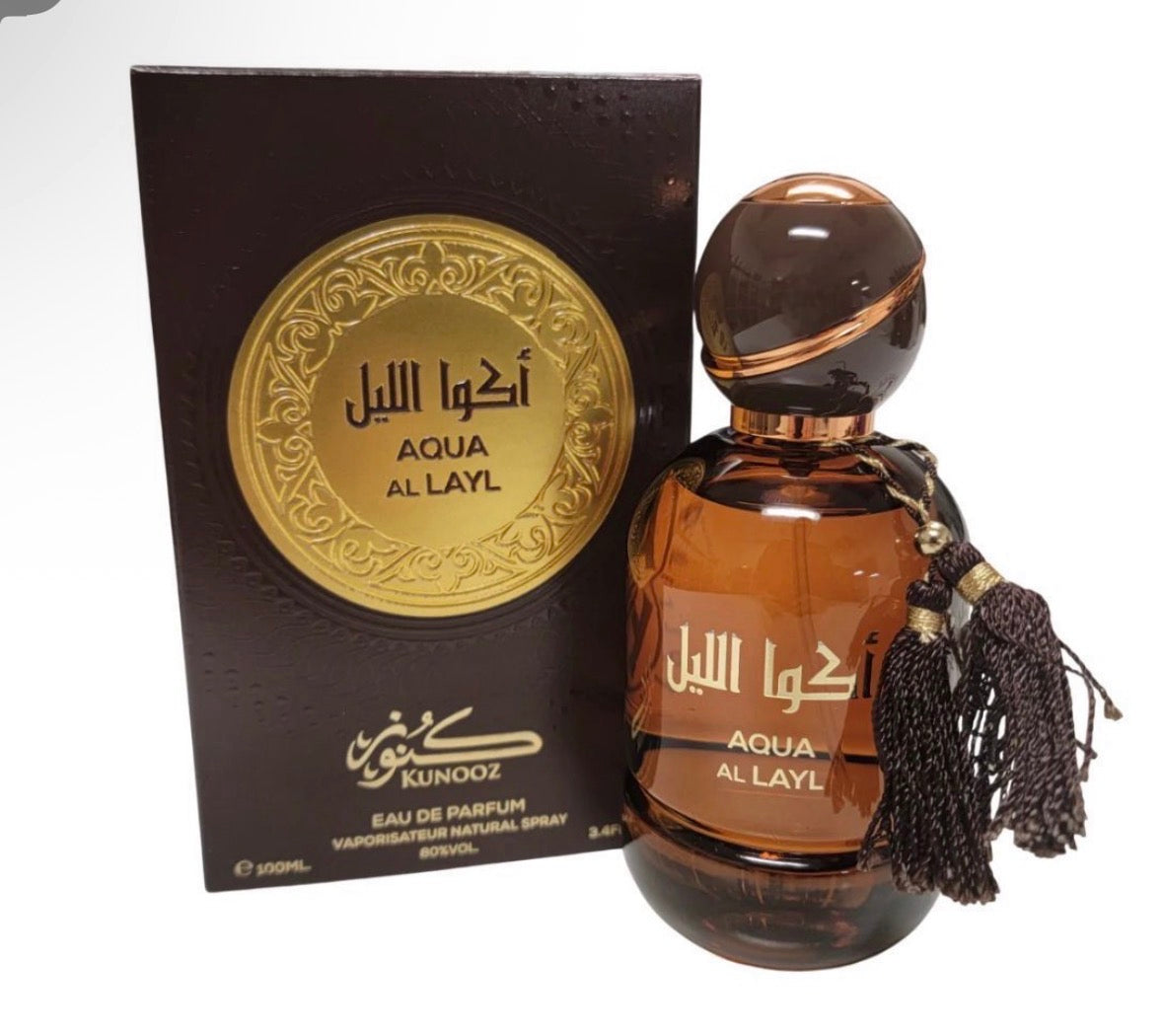 Aqua Al Layl Eau De Parfum By Kunooz Zoghbi Parfums 100ml 3.4 FL OZ